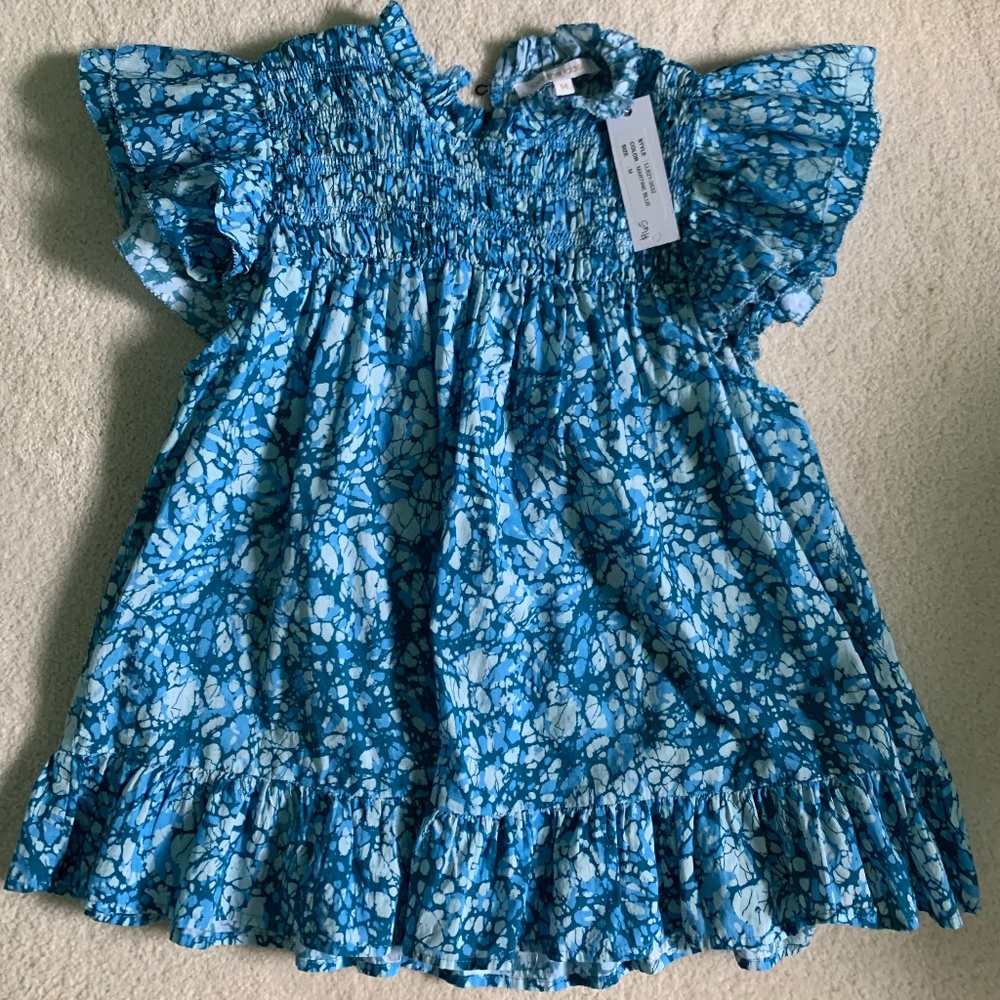 Love the label Turquoise blouse